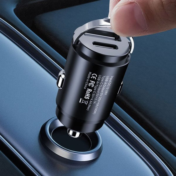 Chargeur de voiture à charge rapide 100W multi-compatible