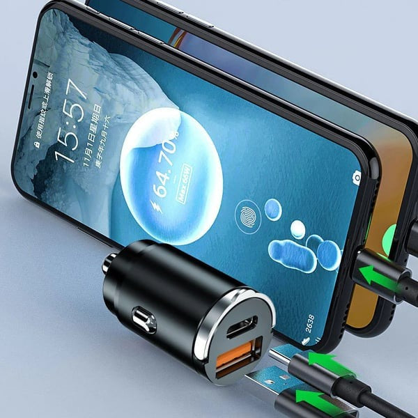 Chargeur de voiture à charge rapide 100W multi-compatible