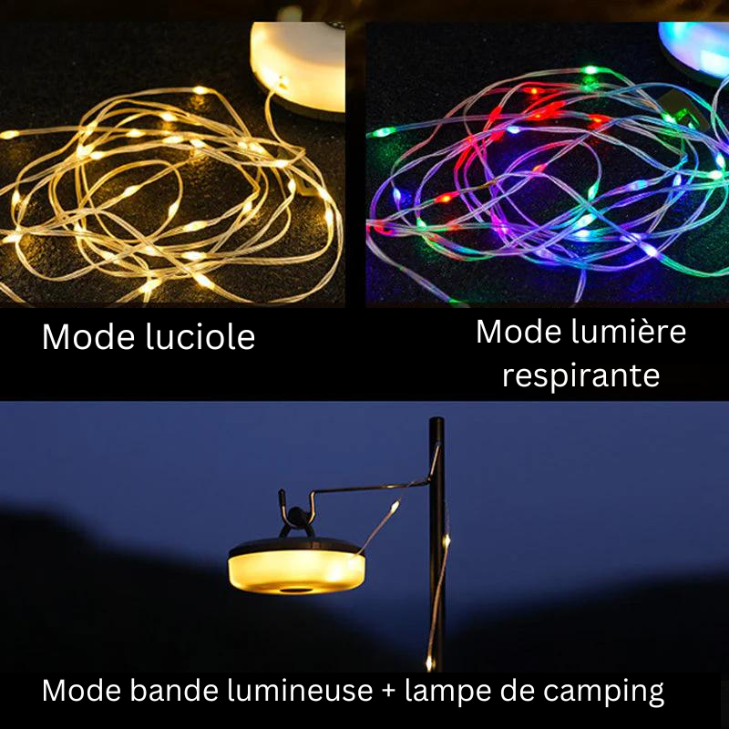Guirlande Lumineuse Multifonction (10 m). Étanche, Portable, Facile À Ranger
