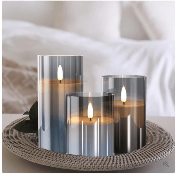 Bougies LED Sans Flamme (3 bougies)
