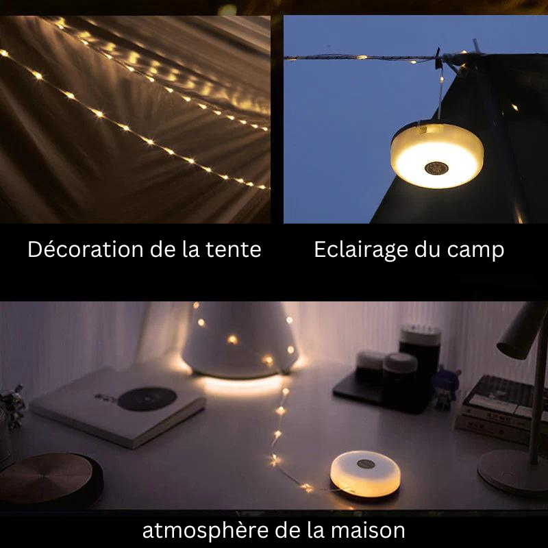 Guirlande Lumineuse Multifonction (10 m). Étanche, Portable, Facile À Ranger