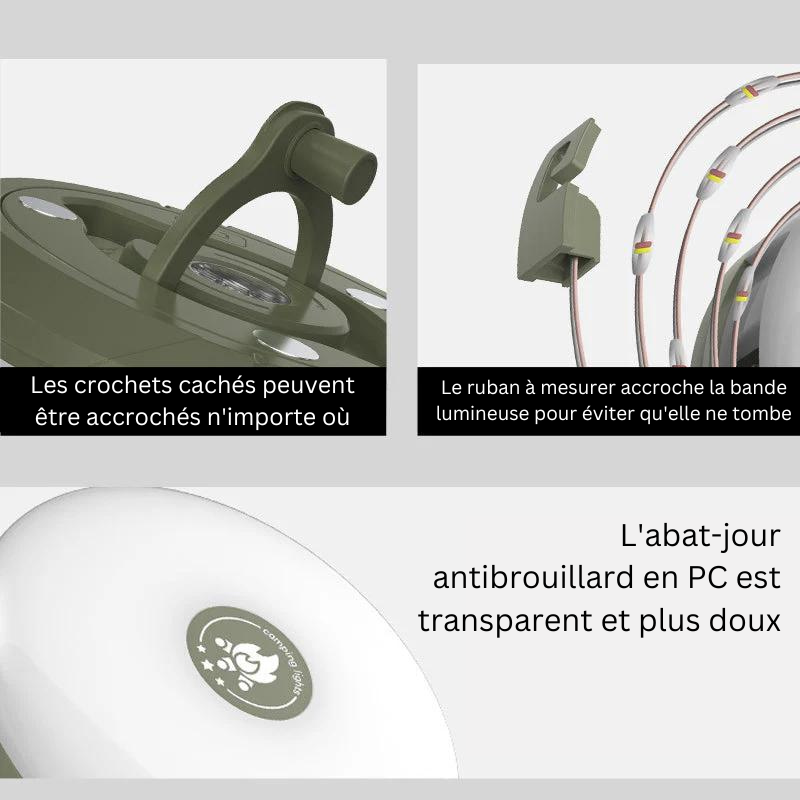 Guirlande Lumineuse Multifonction (10 m). Étanche, Portable, Facile À Ranger