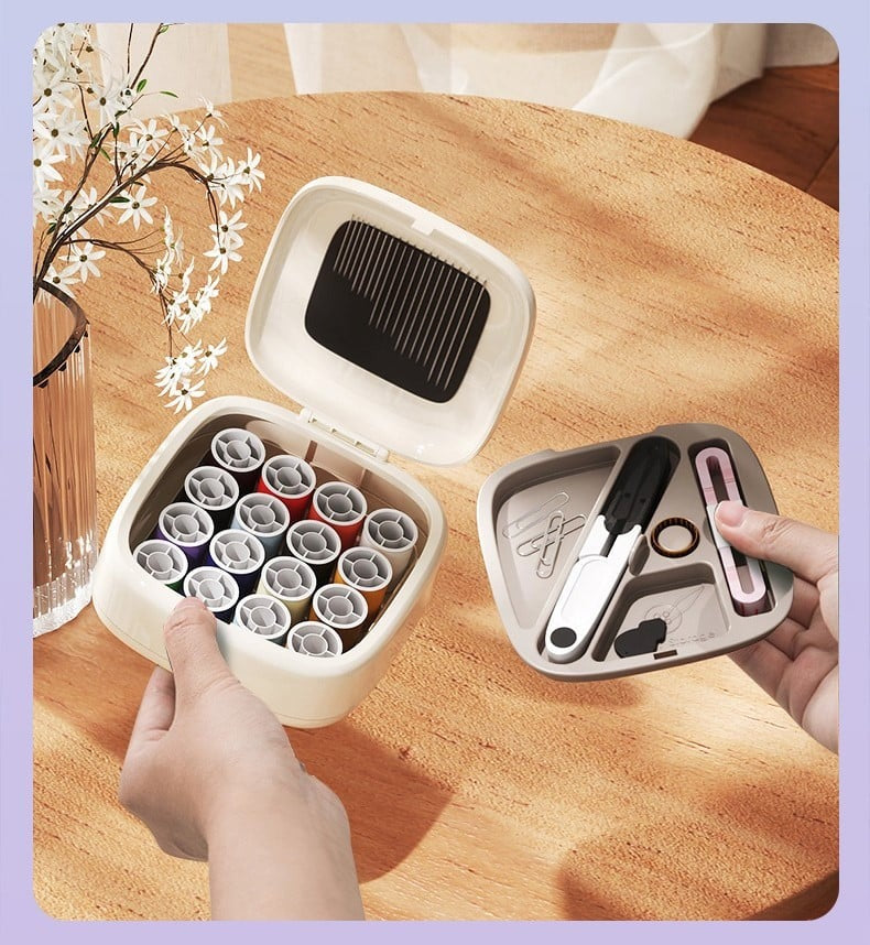Kit de couture - Boîte à couture magnétique