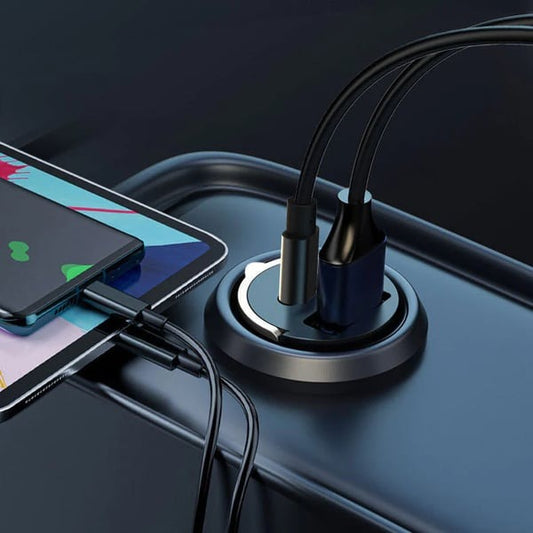 Chargeur de voiture à charge rapide 100W multi-compatible