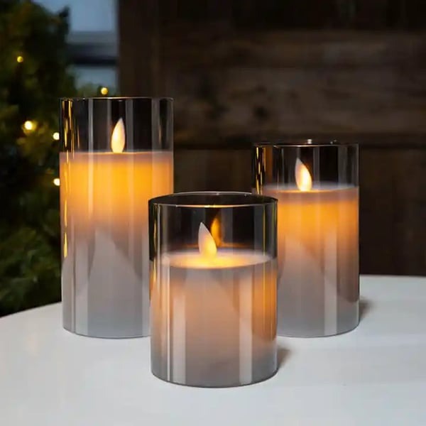 Bougies LED Sans Flamme (3 bougies)