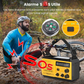 Radio solaire d'urgence multifonction avec manivelle et lampe LED