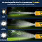 Radio solaire d'urgence multifonction avec manivelle et lampe LED