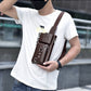 SAC DE POITRINE À BANDOULIÈRE EN CUIR POUR HOMMES (PROMOTION -40%)