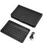 Clavier Bluetooth Mobile/Tablette avec Housse en Cuir